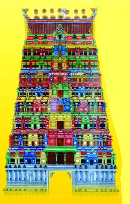 श्रीबालाजी कल्याण मंदिर के शीर्ष पर बनेगा राजगोपुरम, पूजन शुक्रवार को