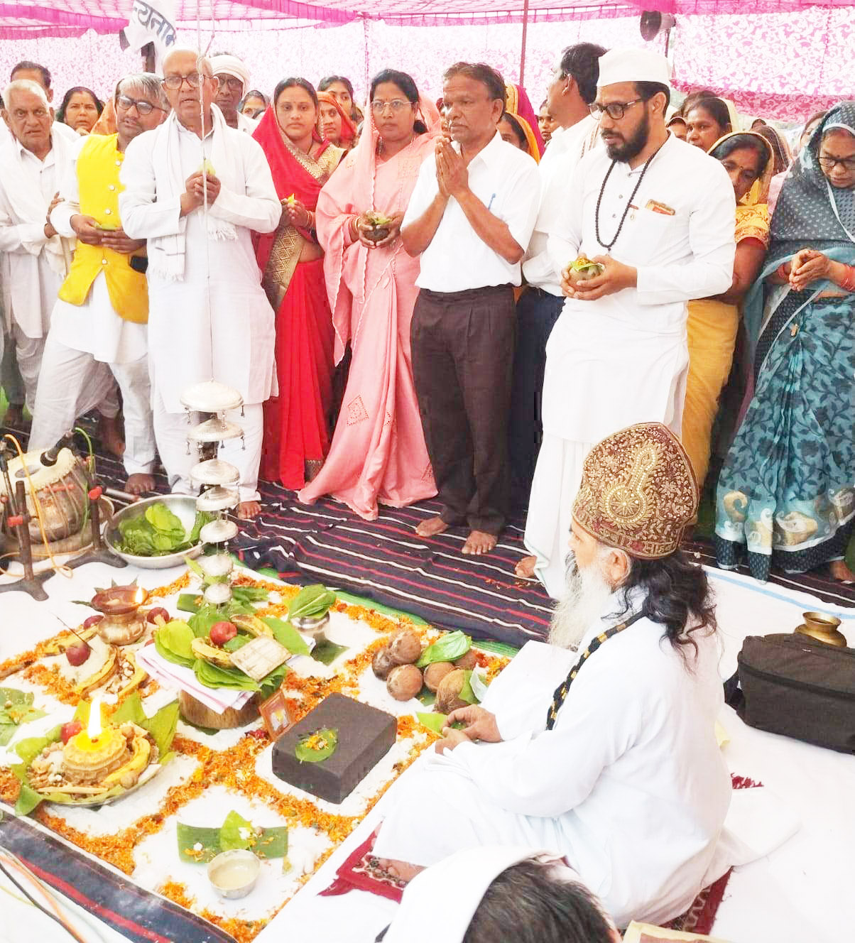 जनपद सदस्य रोशनी सत्संग समारोह में हुई शामिल