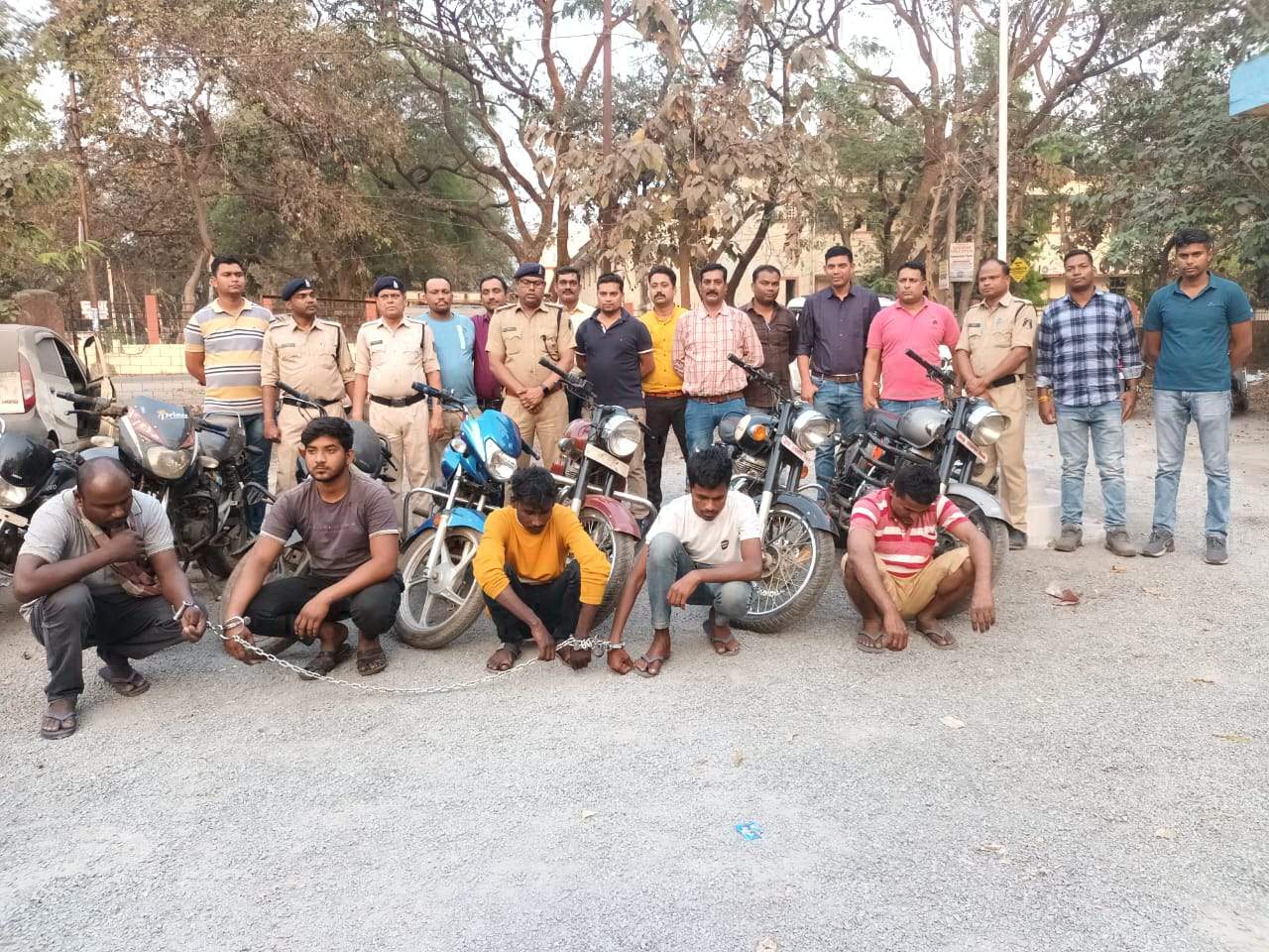 सिलसिलेवार बाईक चोरी का खुलासा