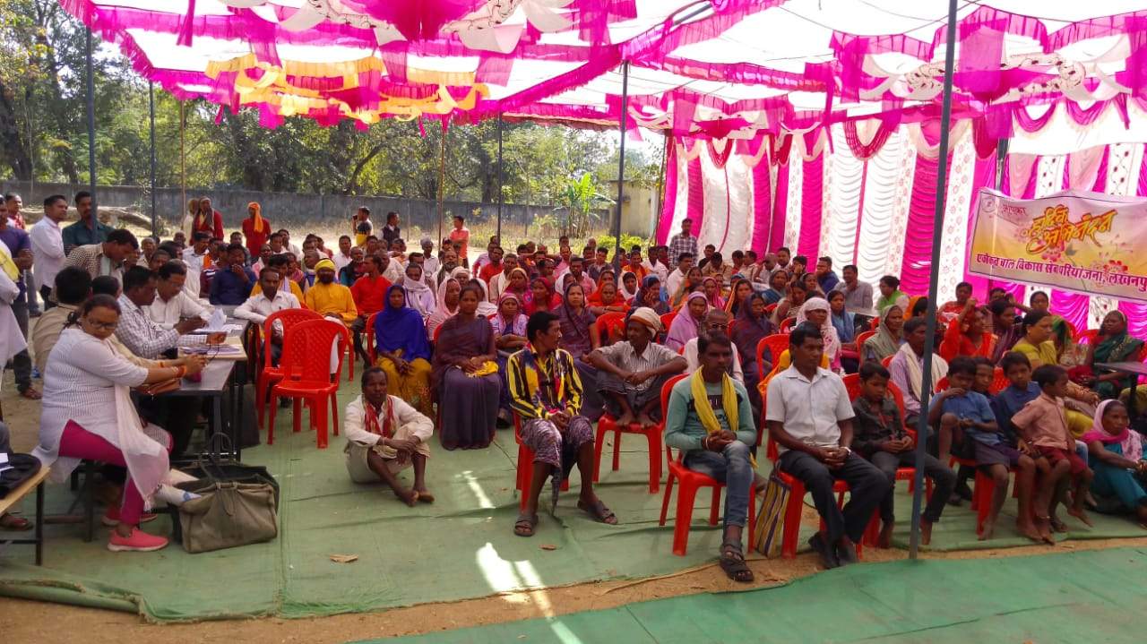 बगदर्री शिविर में 26 आवेदनों का निराकरण