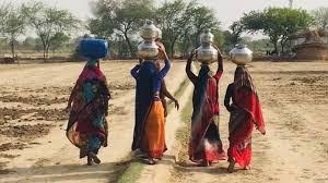 जल जीवन मिशन का कार्य धीमी गति से, टैंकर से पेयजल आपूर्ति