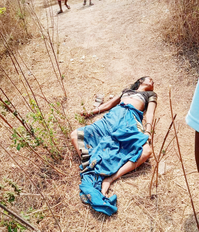 तालाब किनारे महिला  की लाश मिली