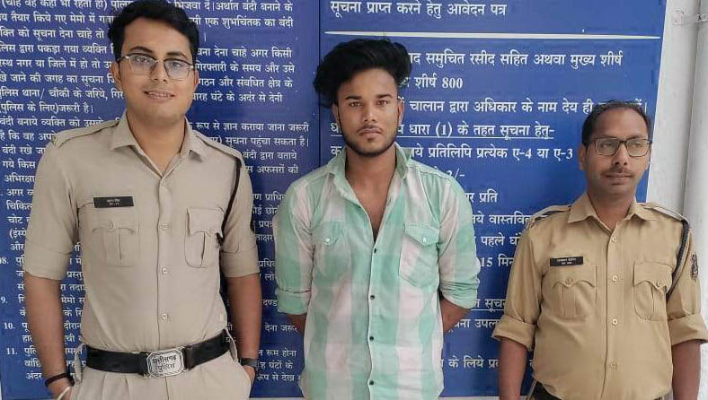 घर के सामने खड़ी कार चोरी,  पूर्व ड्राइवर गिरफ्तार