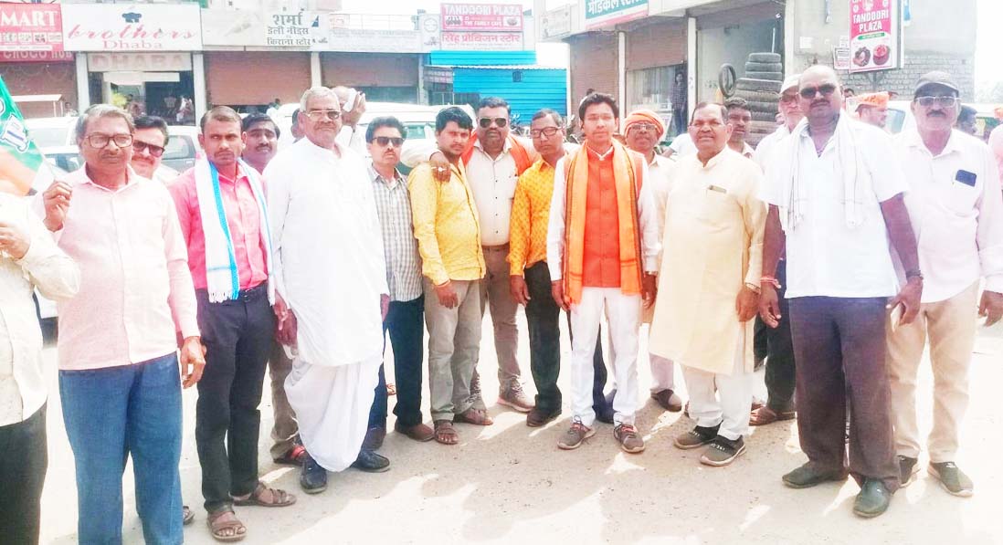 विधानसभा घेराव में खोरपा मंडल के भाजपा कार्यकर्ता हुए शामिल