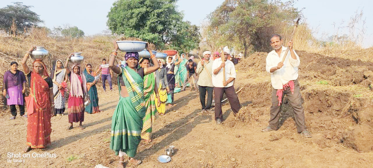 गोजी में मजदूरों को मिल रहा 100 दिन का रोजगार