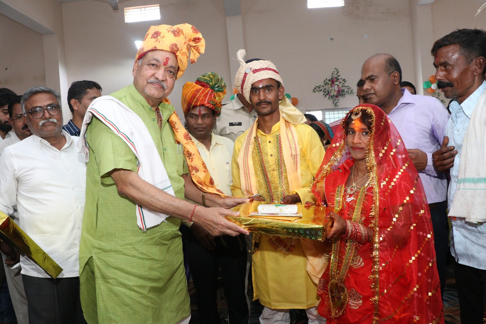 साजा में सामूहिक विवाह, 20 जोड़े बंधे परिणय सूत्र में