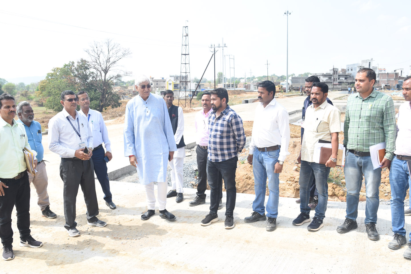 स्वास्थ्य मंत्री ने किया निर्माणाधीन मेडिकल कॉलेज भवन का निरीक्षण