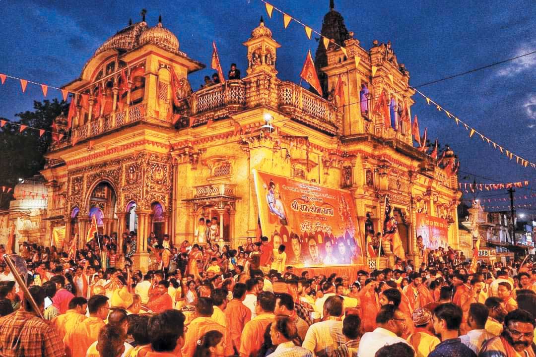 रामभक्तों की मेहनत व सहयोग से रामनवमी शोभायात्रा बनी ऐतिहासिक