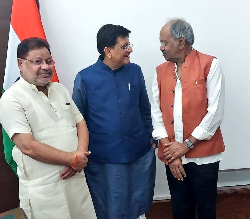 गैर बासमती चावल के निर्यात के 50 फीसदी  ब्रोकन की छूट देने गोयल से चर्चा