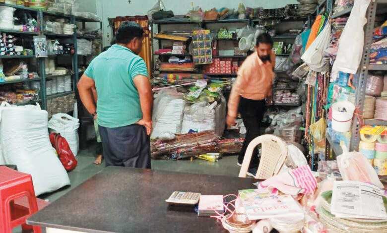 प्रतिबंधित प्लास्टिक के खिलाफ चला अभियान