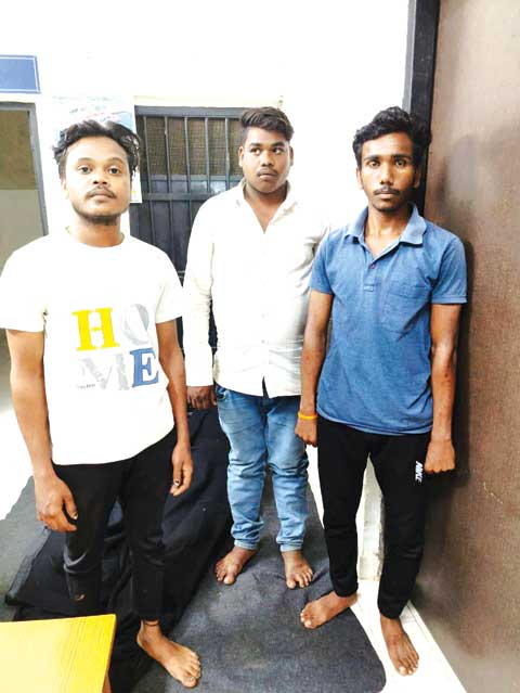 तलवार-बरछी हथियार लहराकर वीडियो वायरल करने वाले तीन गिरफ्तार