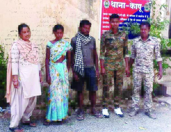 हत्या के मामले में फरार दंपत्ति गिरफ्तार  