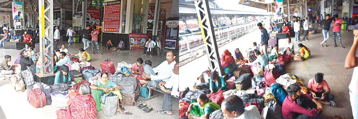 तापमान 37 डिग्री, 14 ट्रेनें रद्द यात्री हलाकान