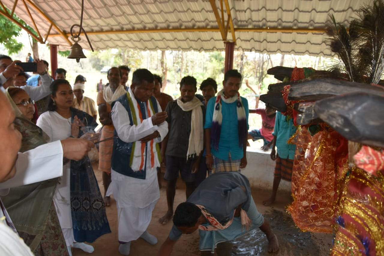 कई कार्यक्रमों में प्रभारी मंत्री लखमा हुए शामिल