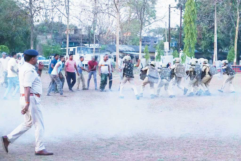 आकस्मिक परिस्थितियों से निपटने पुलिस व प्रशासन की संयुक्त टीम ने किया मॉकड्रिल