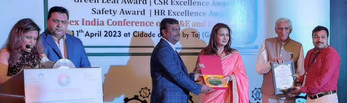 एनएमडीसी किरंदुल को  ग्रीन लीफ प्लैटिनम अवार्ड