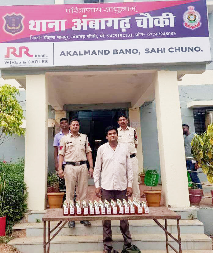 96 पौवा के साथ आरोपी पकड़ाया, भेजा गया जेल 96 पौवा के साथ आरोपी पकड़ाया, भेजा गया जेल
