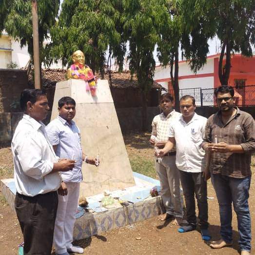 गंडई में मनी बाबा साहब की जयंती