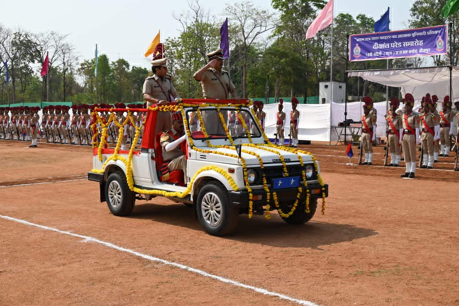 बीजापुर में 204 बस्तर फाईटर जवानों को प्रशिक्षण 