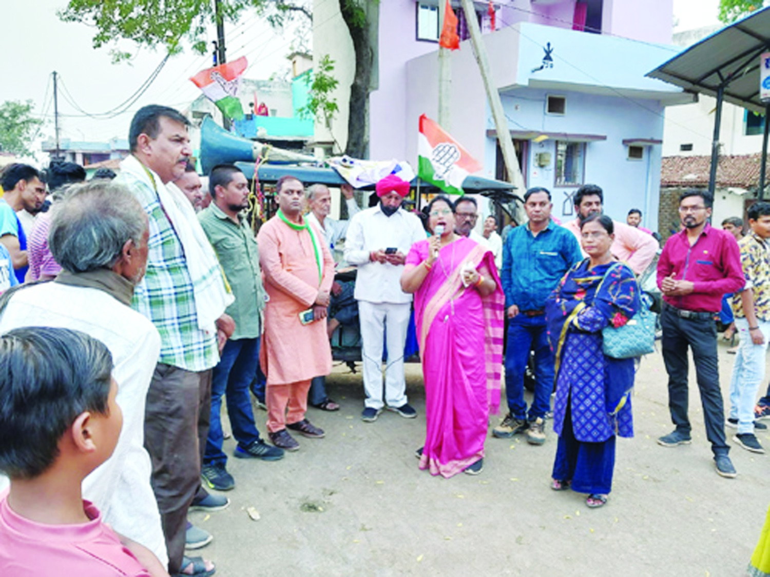 चिखली नुक्कड़ सभा का आयोजन चिखली नुक्कड़ सभा का आयोजन