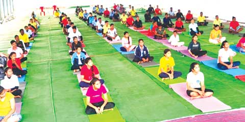 कुरूद में नियमित योगाभ्यास केन्द्र शुरू