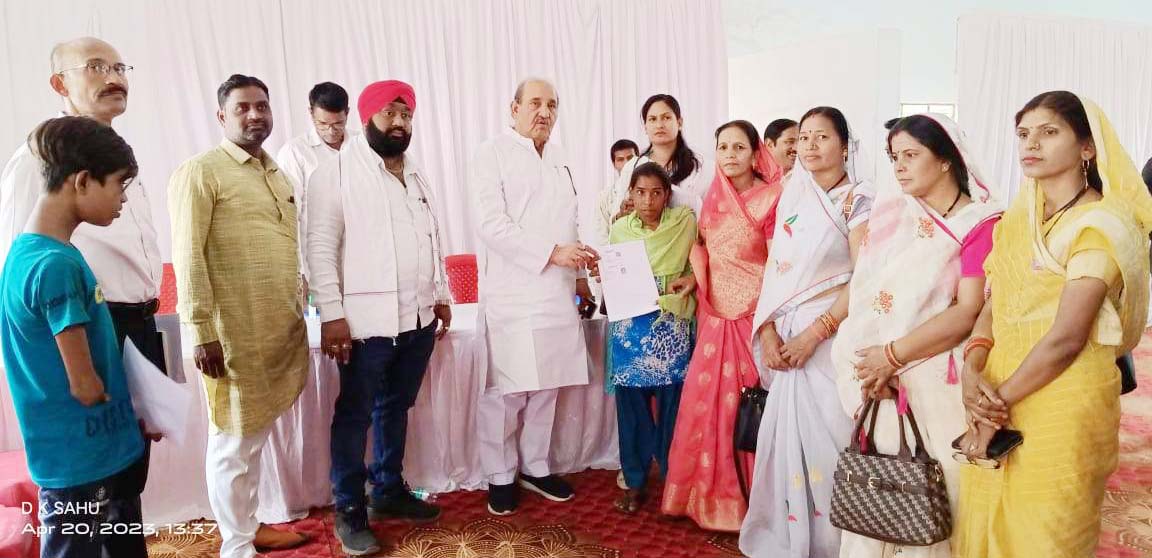 दिव्यांगता प्रमाण पत्र व यूनिक आईडीकार्ड के लिए शिविर