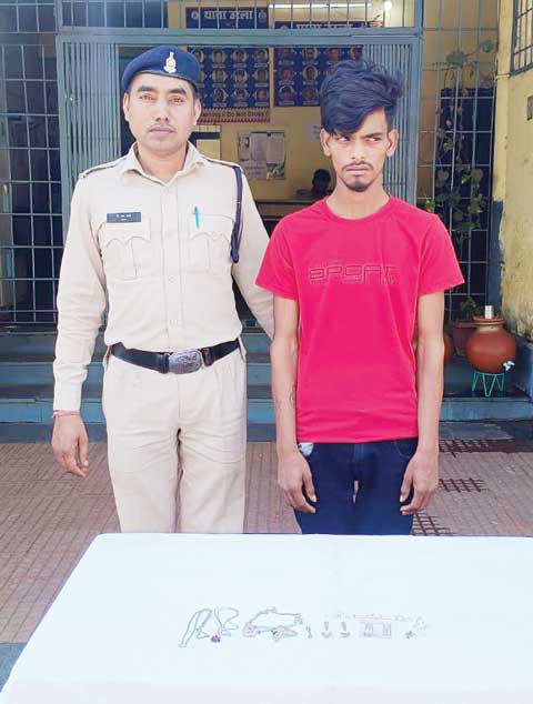 करधन, नथनी, पायल चुराने वाला गिरफ्तार