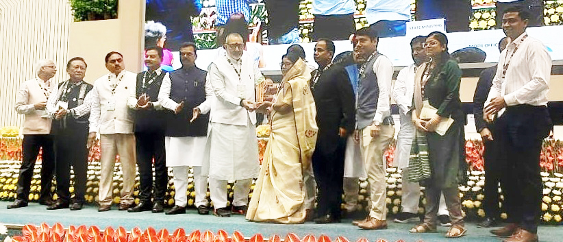  सांकरा स्वस्थ पंचायत थीम के लिए पुरस्कृत