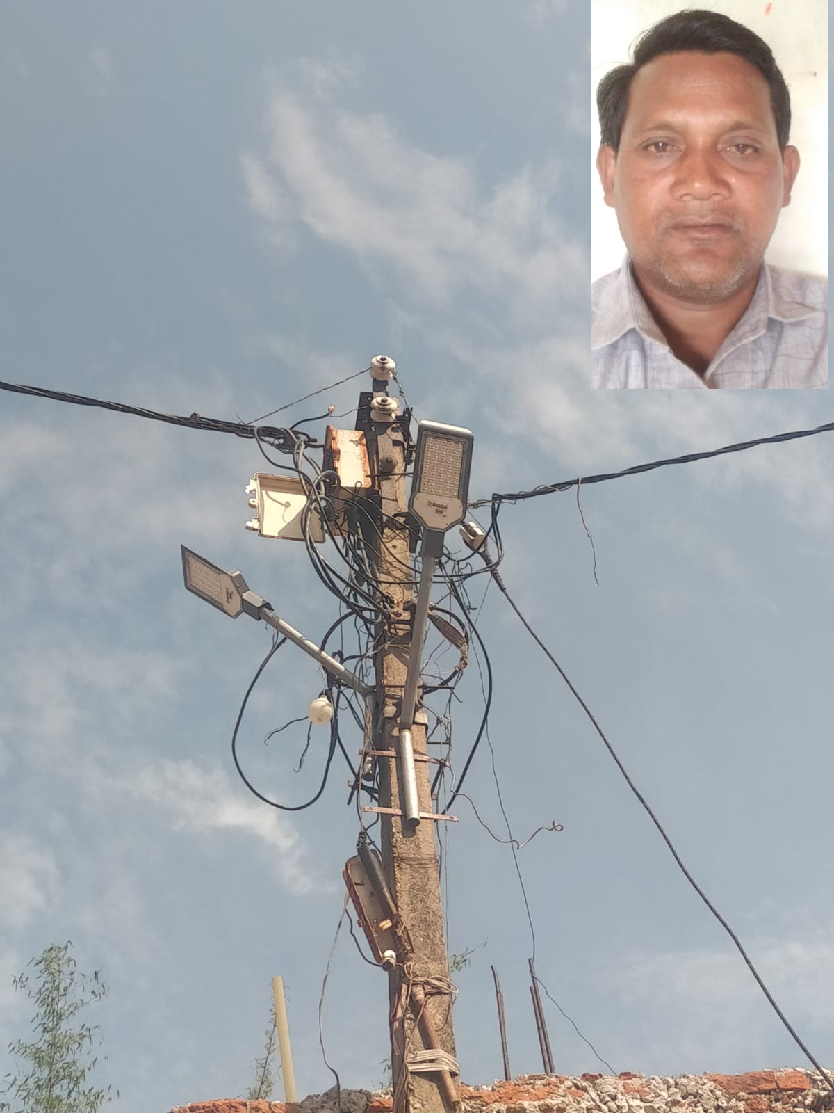 जनरेटर से रोशन होती है ग्राम पंचायत की सडक़ें