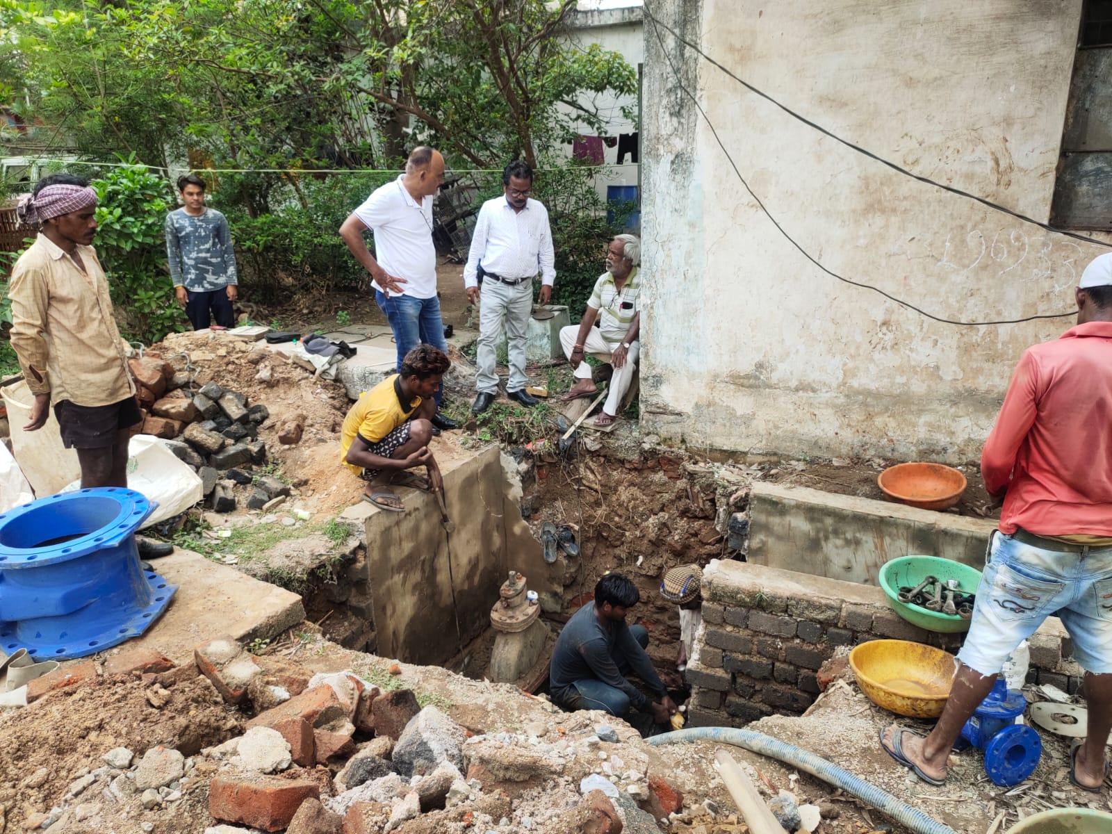 शंकरनगर और तेलीबांधा टंकी से अब नहीं होगा लीकेज