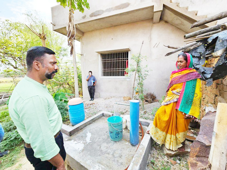 लोक स्वास्थ्य यांत्रिकी विभाग के सचिव ने जल जीवन मिशन के कार्यों का किया निरीक्षण