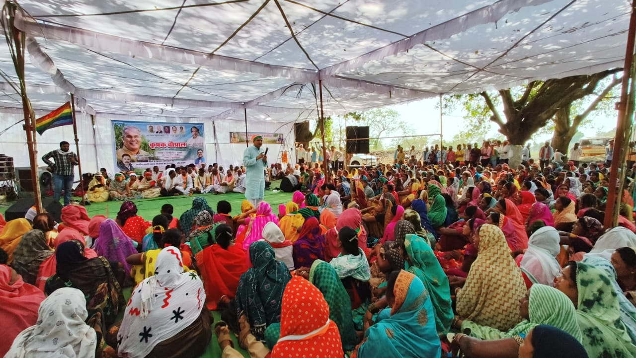 किसानों को मजबूत बनाने का काम भूपेश सरकार ने किया-नवाज किसानों को मजबूत बनाने का काम भूपेश सरकार ने किया-नवाज