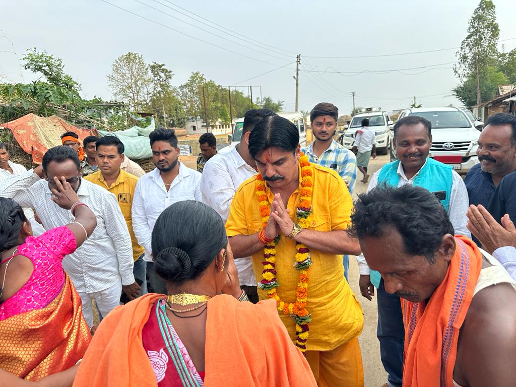 भेजापदर देवी माता के मड़ई मेला में ईविप्रा उपाध्यक्ष हुए शामिल