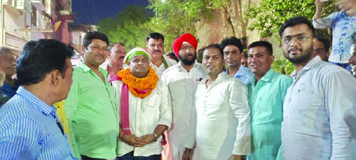 ब्लाक कांग्रेस कमेटी अध्यक्ष आसिफ अली का स्वागत