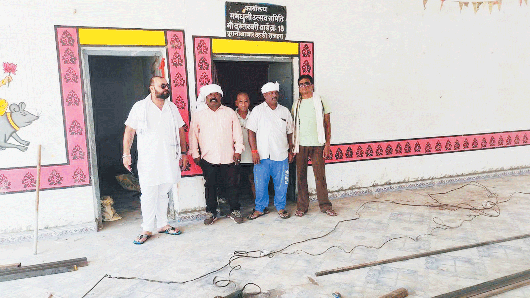 नपा अध्यक्ष ने निर्माण कार्य का किया निरीक्षण