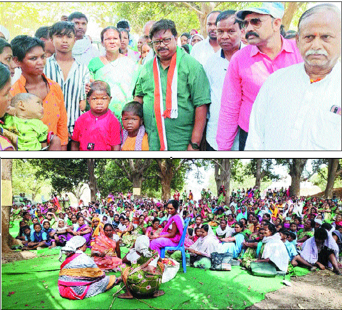 पमशाला में स्वास्थ्य पंचायत सम्मेलन दिव्यांगों को बैसाखी, दर्जनों राशन कार्ड वितरित