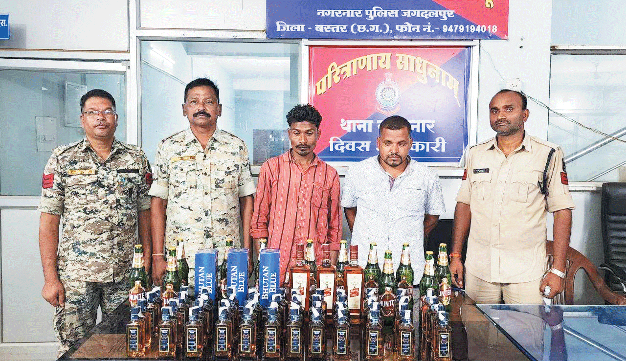 शराब का अवैध परिवहन करते 2 आरोपी गिरफ्तार शराब का अवैध परिवहन करते 2 आरोपी गिरफ्तार