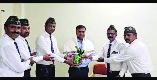 एसपी का तबादला, दी विदाई एसपी का तबादला, दी विदाई