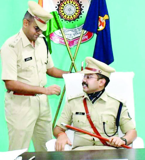 नए एसपी गौरव राय  ने संभाला पदभार