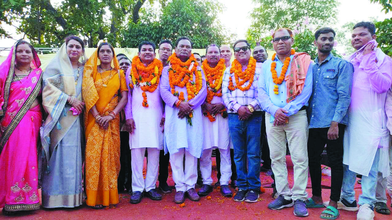 कोसरिया मरार पटेल समाज का  चुनाव, विकास पैनल की हुई जीत