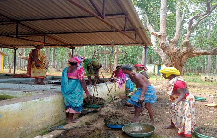 सरगीपाल के सुक्टा बघेल ने गोबर बेचकर कमाए एक लाख 65 हजार