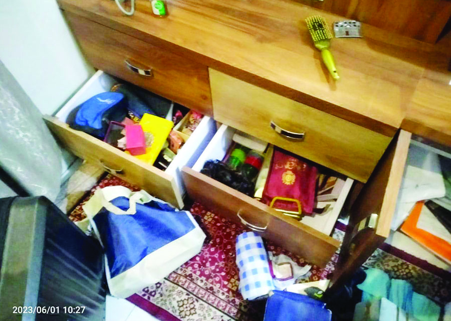 कांग्रेसी नेता के सूने मकान में चोरी कांग्रेसी नेता के सूने मकान में चोरी