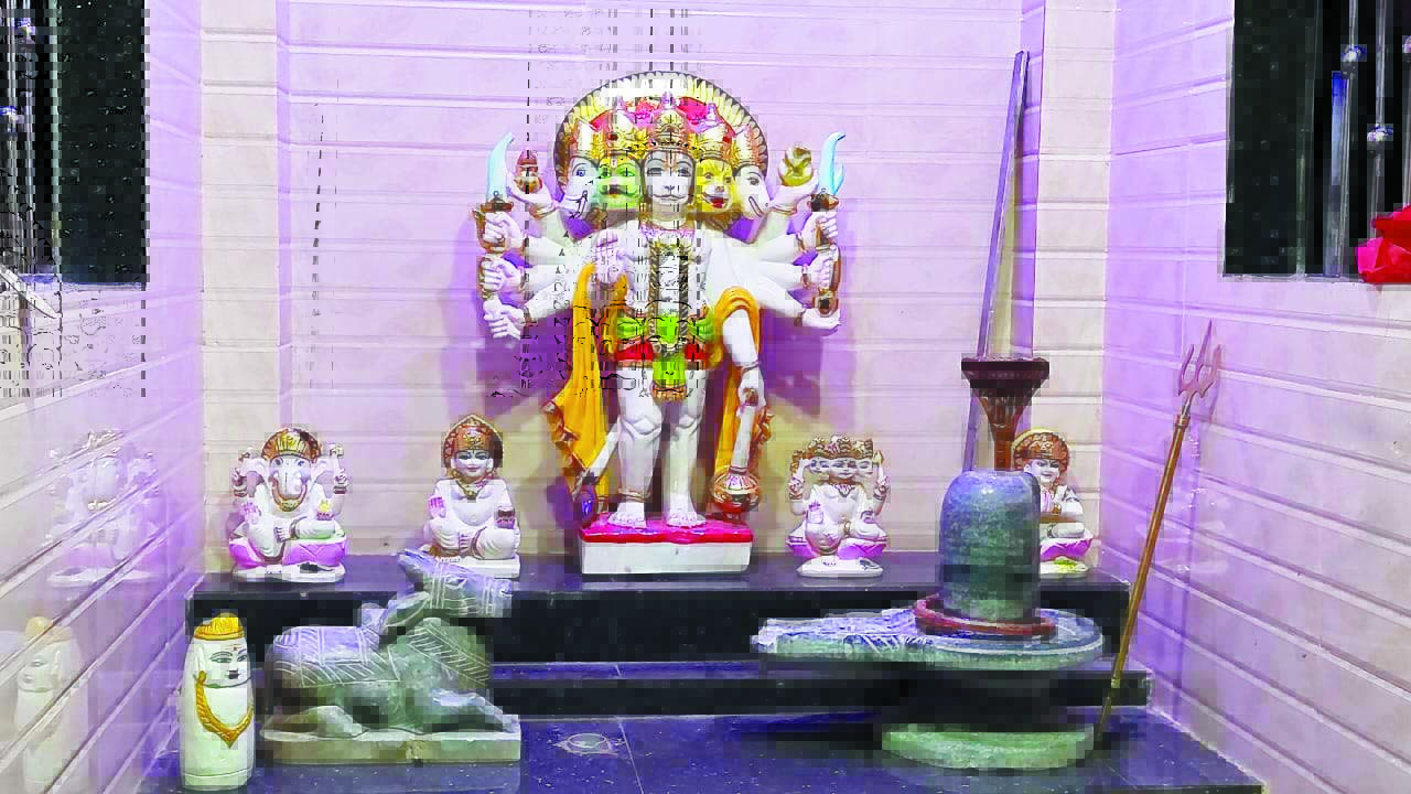 हमर महादेव मंदिर में मूर्ति स्थापना हमर महादेव मंदिर में मूर्ति स्थापना