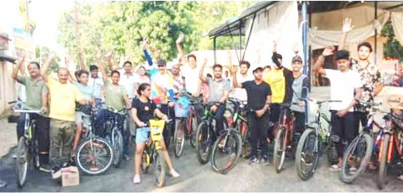 साइकिल चालन को अपने दैनिक दिनचर्या में शामिल करें -उपाध्याय