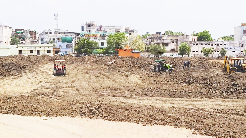 शहरवासियों को मिलेगा घास से सुसज्जित एक बेहतरीन खेल मैदान