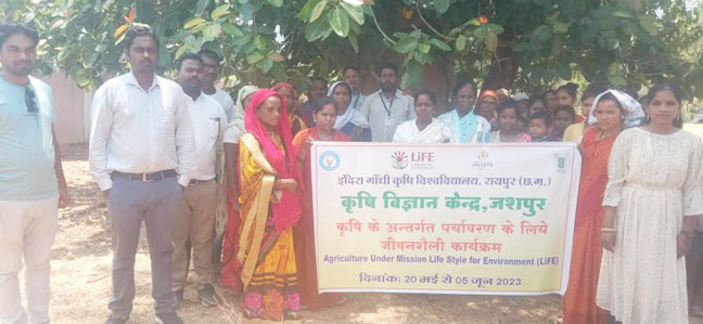 फसल अवशेष को नहीं जलाने की समझाईश 