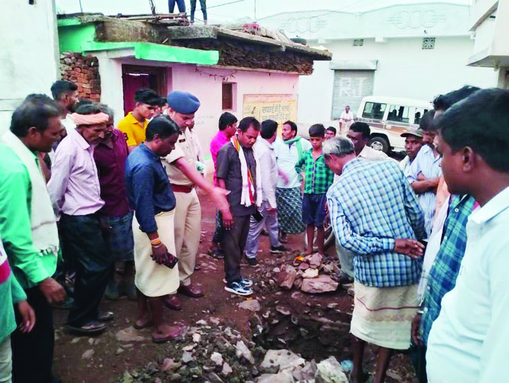 एसपी की पहल पर जमीन विवाद  का मौके पर त्वरित समाधान