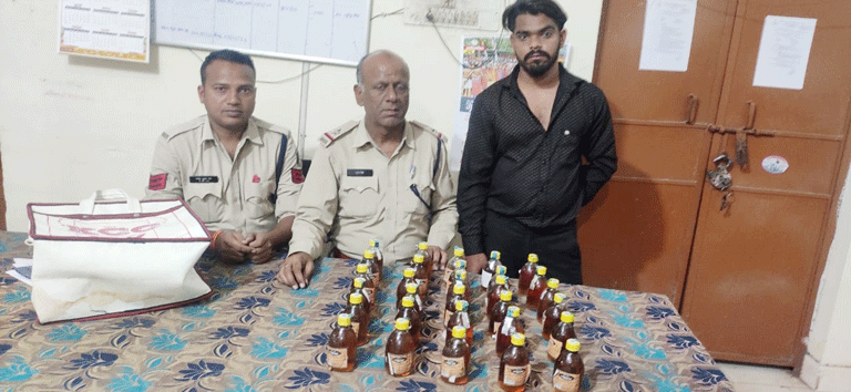 अवैध शराब बिक्री आरोपी गिरफ्तार