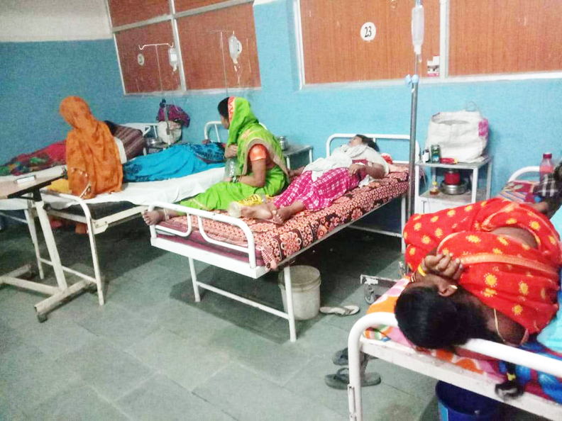 लू का कहर: एक गांव के आधा सैकड़ा बीमार