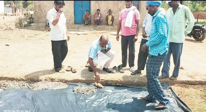 निर्माण कार्य का भूमिपूजन